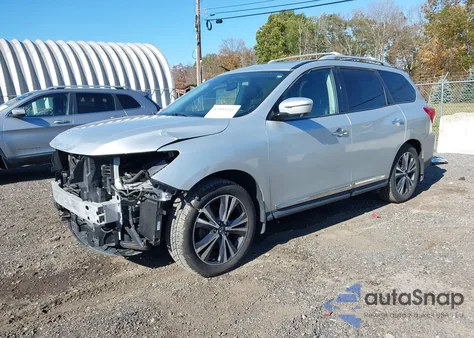 2019 Nissan Pathfinder Platinum из США, поврежденный, VIN 5N1DR2MM5KC649645
